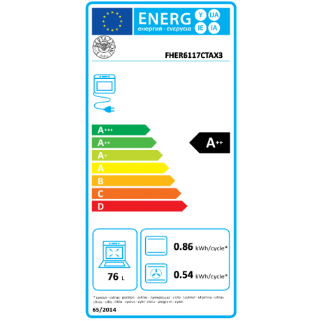 BERTAZZONI FHER6117CTAX3 + P604LHERAX Σετ Εντοιχισμού Φούρνος Ατμού & Εστία Αερίου